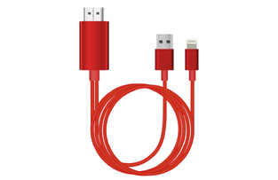 P1 Lightning to HDMI and USB 3.0 HDTV Cable/Converter