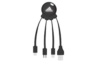 3 in 1 USB adapter with lighting LOGO